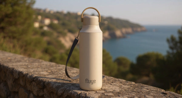 Botella de agua para viajar en verano sin plástico