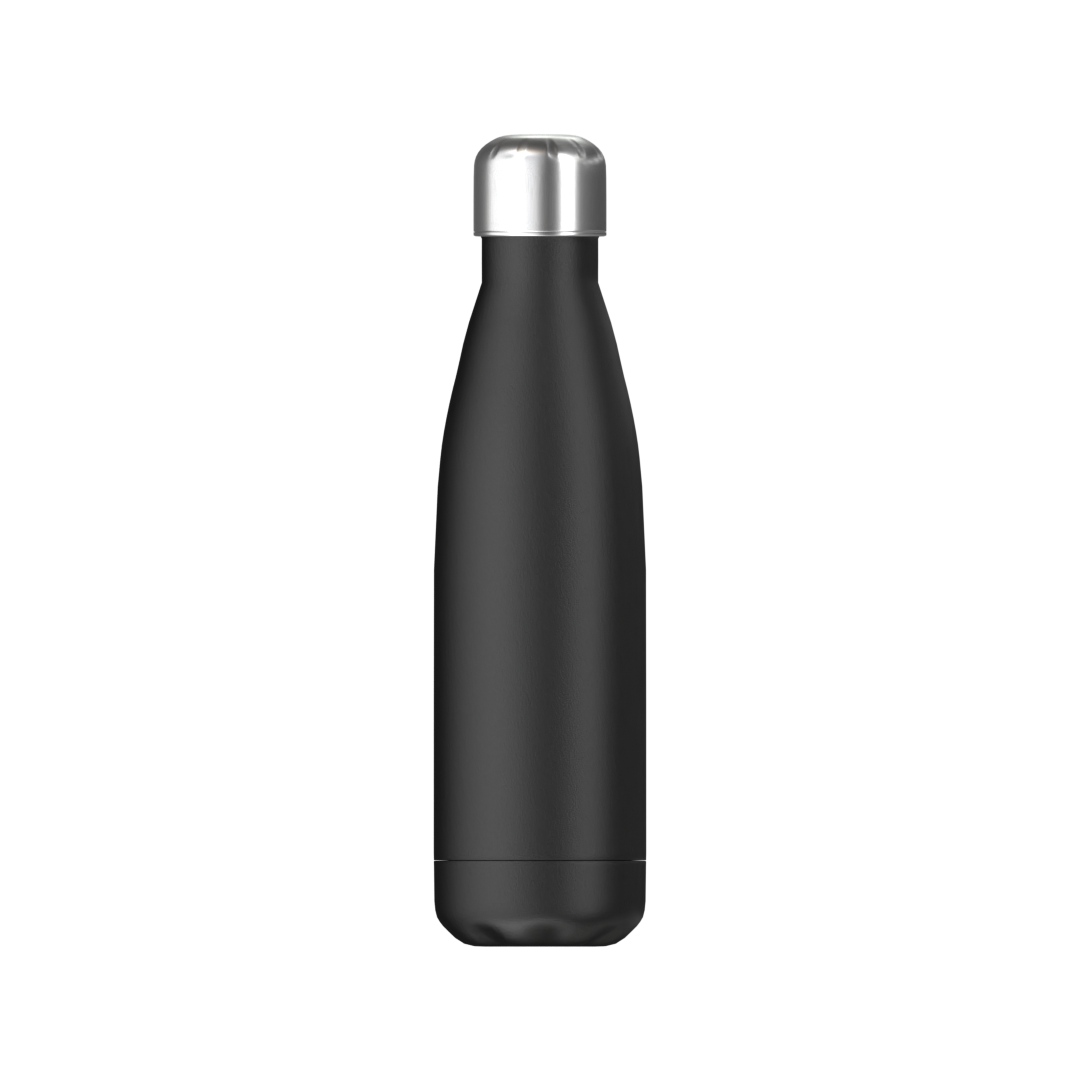 Thermosflasche 500ml Schwarz | Edelstahl