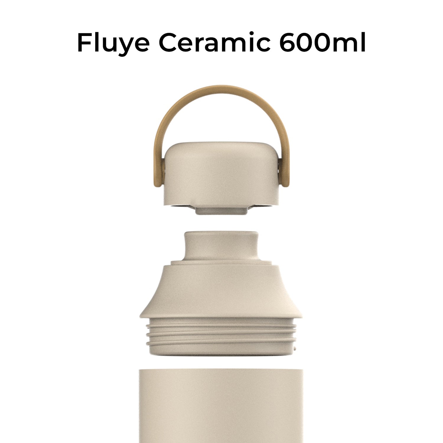 Image of La Fluye Ceramic Pro 600ml combina lo mejor del acero inoxidable con un interior de cerámica que mantiene el sabor original de tus bebidas.